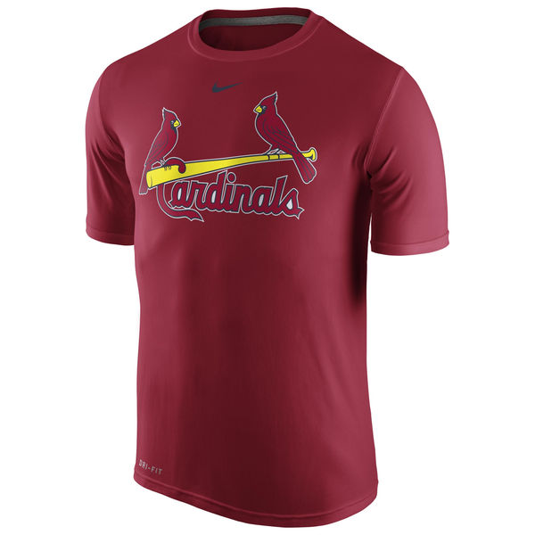 MLB Men St. Louis Cardinals Nike Legend Wordmark 1.5 Performance TShirt Red